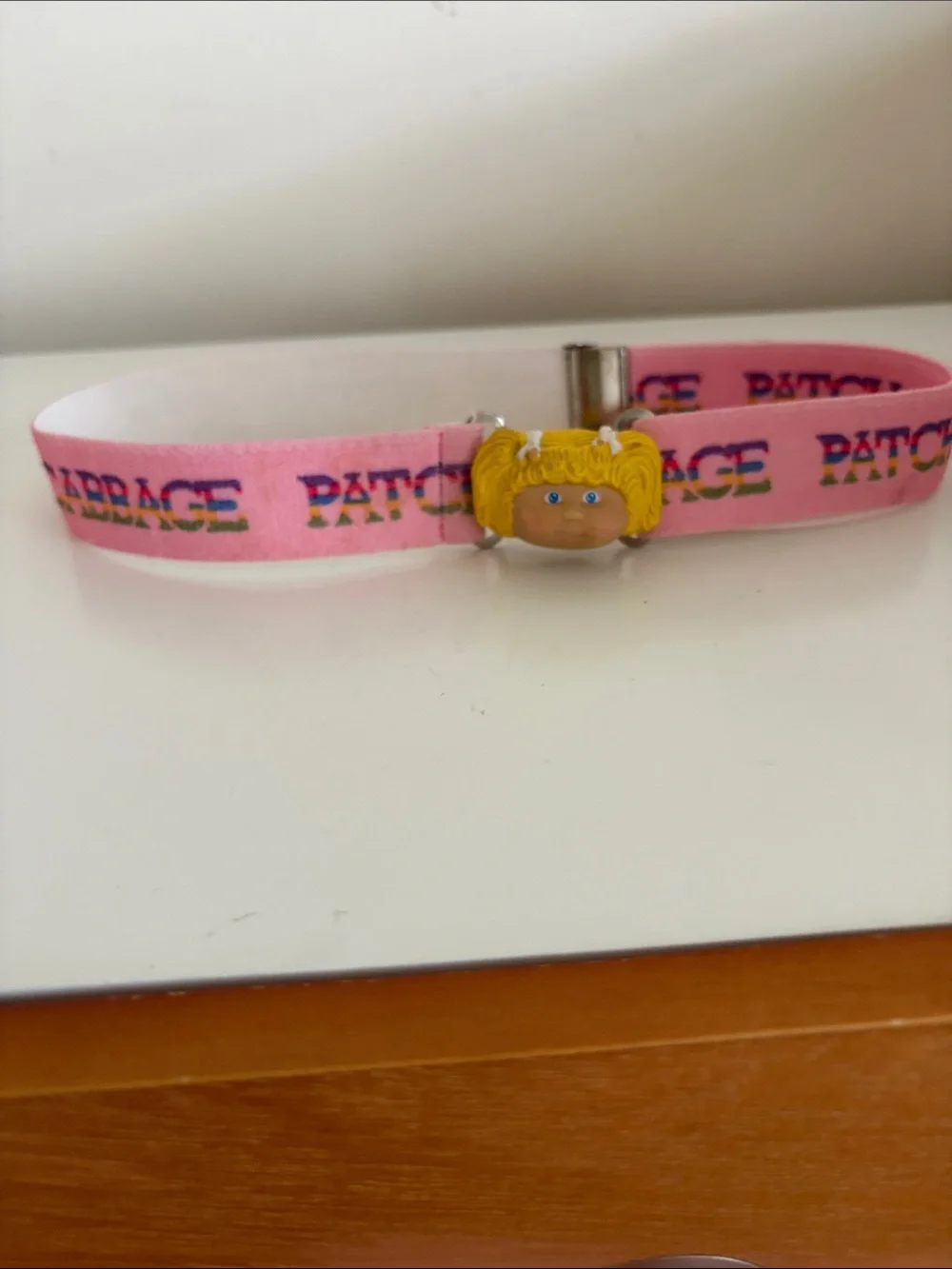 Vintage Cabbage Patch Kids Pink Adjustable Stretch Belt